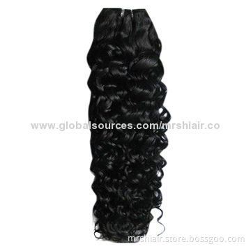 Dark Color Deep Curl Malaysian Virgin Hair Extension